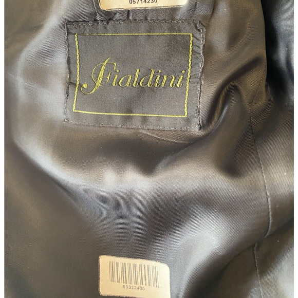 Fialdini Tuxedo Jacket Mens 40 Black 100% Wool Formal Sport Coat Suit Jacket - Picture 6 of 13